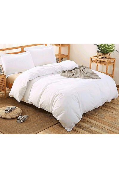 Kotonia Home Husa Pentru Pilota Hotel – Ranforce, 100% Bumbac, Alb 200x220