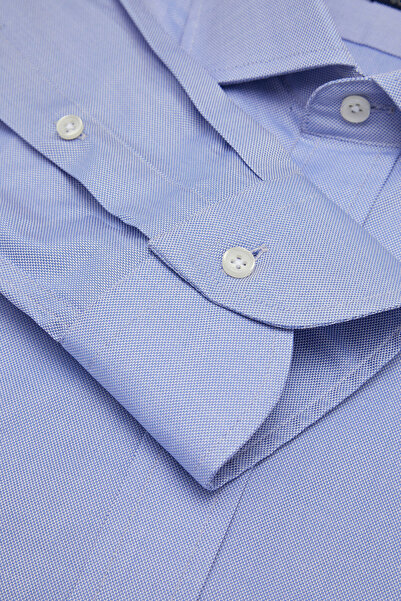 W Collection MAVİ UZUN KOLLU GÖMLEK