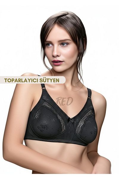 red iç giyim Large Size Lace Combed Cotton Gathering Bra (Classic Maternity Bra)