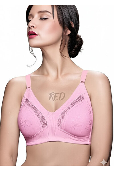 red iç giyim Σουτιέν με βαμβακερό χτενισμένο δαντέλα μεγάλου μεγέθους (κλασικό σουτιέν μητέρας)