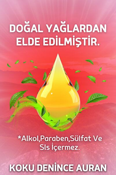 AURAN Çilek Esansiyel Uçucu Koku Yağı Difüzör Esansı Buhurdanlık Yağı Aromaterapi Yağı 100ml