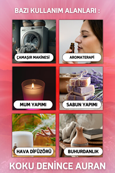 AURAN Afrodizyak Esansiyel Uçucu Koku Yağı Difüzör Esansı Buhurdanlık Yağı Aromaterapi Yağı 100ml