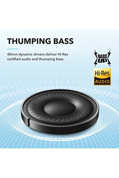 Soundcore سماعة راس انكر ساوندكور Q20i اسود