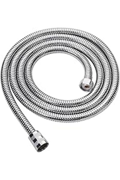 LECH STORE 150cm Braided Eco Shower Spiral/Bathroom Shower Hose/Shower Set Pipe/Handheld Shower Head Chain/Shower Set Y