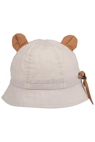 Aware Time Kitti 0-12 Ay Figürlü Bağcıklı Çocuk Yazlık Fötr Şapka