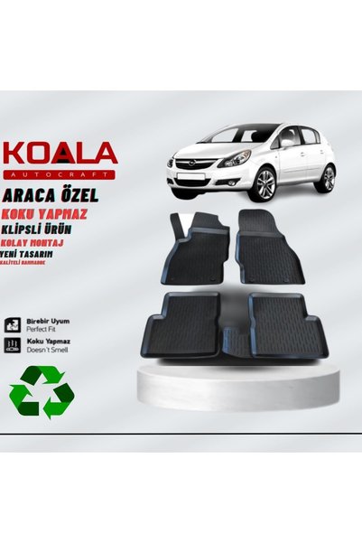 KoalaOtoTekstil Opel Corsa D Havuzlu Paspas  (2007 2014 )
