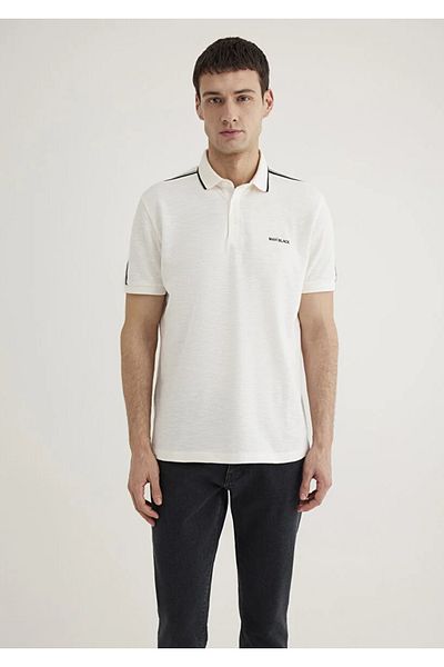 Mavi Λευκό μπλουζάκι πόλο κανονική εφαρμογή / Regular Fit0611838-70057