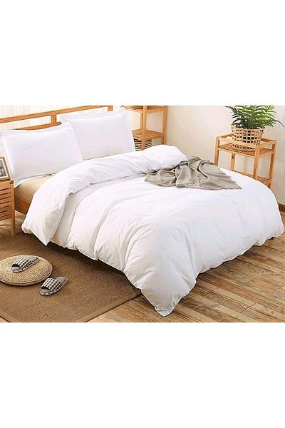Kotonia Home Husa Pentru Pilota Hotel Ranforce, 100% Bumbac, Alb, 220x240