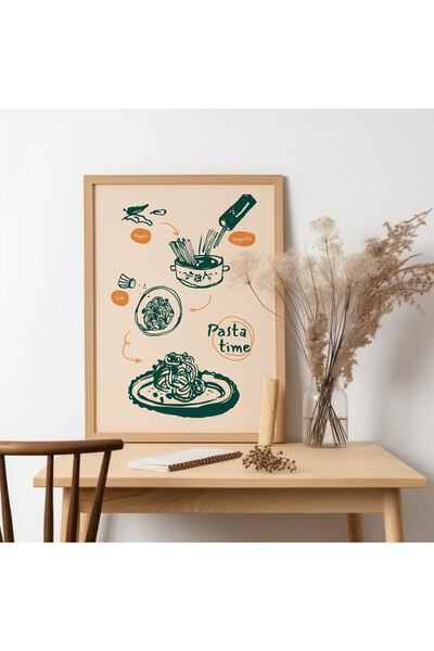 UNT Pictură „Timpul tortului” cu rama din lemn