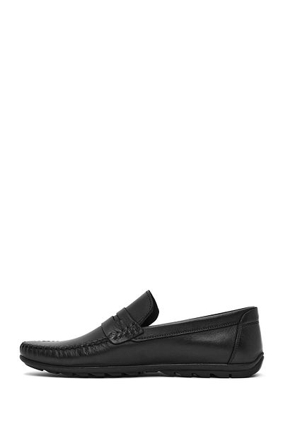 Derimod Loafer casual din piele neagră pentru bărbați 25SFD 755018