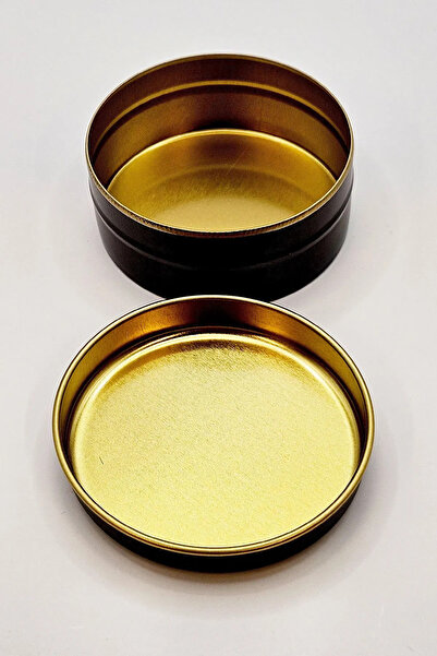 Misse Metal Tin Box - Multi-Purpose Candle, Soap and Gift Preparation Box 7,3X3,1 cm (10 Pieces)