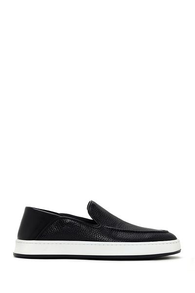 Derimod Loafer casual din piele neagră pentru bărbați 25SFD6309FT