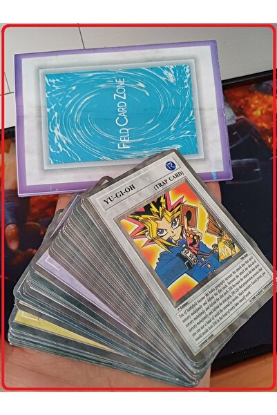 OYUNCAKSAHİLİ Yugioh Oyun Kart Seti 144 Adet Ve Oyun Matı Nostalji Yugıoh Deck Oyun Kartlar 144lü