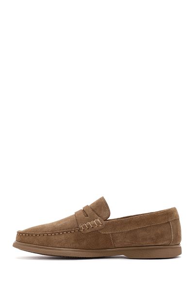 Derimod Mocasini casual Fly pentru bărbați din piele de căprioară de nurcă 25SFD 632410