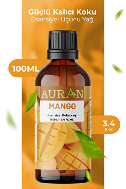 AURAN Mango Saf Esansiyel Uçucu Yağ Buhurdanlık Yağ Difüzör Esansı Aromaterap...