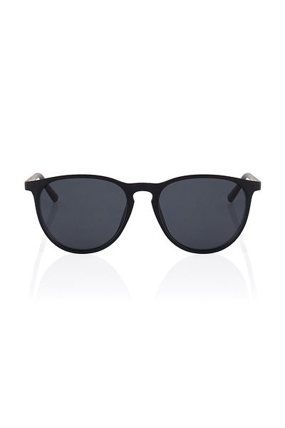 CLAES Erika Black Polarized Shatterproof Lightweight Unisex Sunglasses