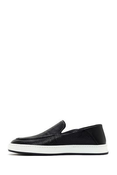 Derimod Loafer casual din piele neagră pentru bărbați 25SFD6309FT