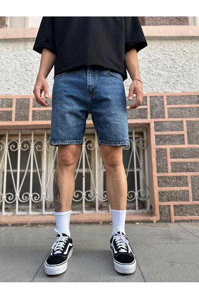XPUPPETWEAR Gray Short Denim Shorts