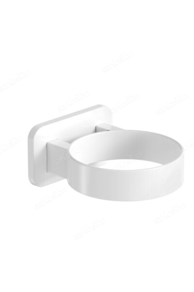 Choice White Bathroom Shelf Storage Wall-mounted Hair Dryer Holder Rack Organ...