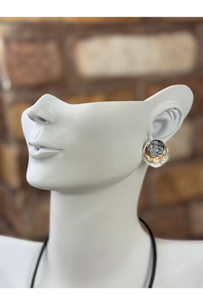 SEDEF TAKI Mineli kolye ve küpe takım