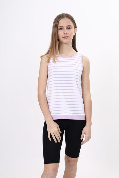 Toontoy Girl's Striped Undershirt