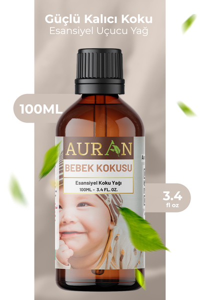 AURAN Bebek Kokusu Esansiyel Uçucu Koku Yağı Difüzör Esansı Buhurdanlık Yağı ...