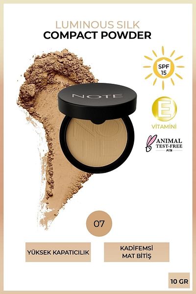 NOTE Compact Powder with Matte Finish - 07