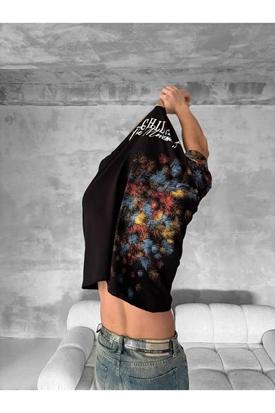 KUN SPORTSWEAR ΛΕΠΤΟΜΕΡΗΣ ΕΚΤΥΠΩΣΗ ΠΛΑΤΗΣ PREMIUM OVERSIZE UNISEX