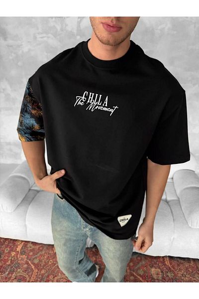 KUN SPORTSWEAR ΛΕΠΤΟΜΕΡΗΣ ΕΚΤΥΠΩΣΗ ΠΛΑΤΗΣ PREMIUM OVERSIZE UNISEX