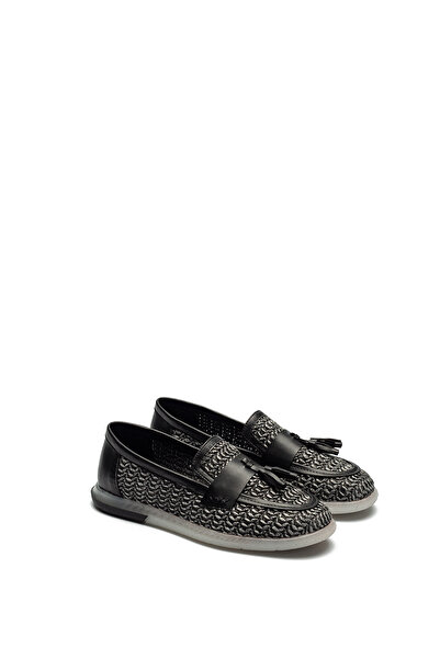 Dedos Жіночі плетені оксфордські мокасини з бахромою 12105