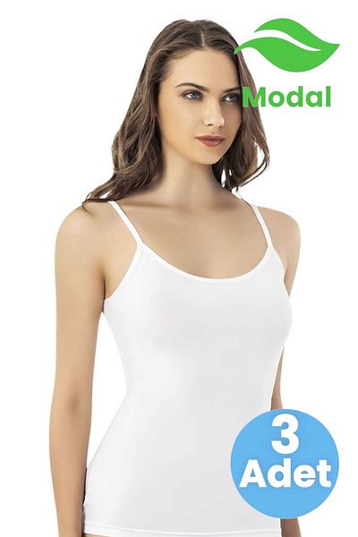 Uniquetrenders Women's 3-Piece Rope Strap Tank Top Modal Tank Top