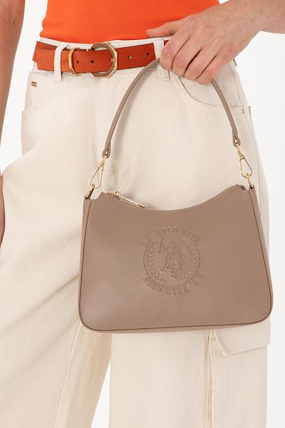 U.S. Polo Assn. Women's Mink Long Strap Shoulder Bag 50311432 -Vr052