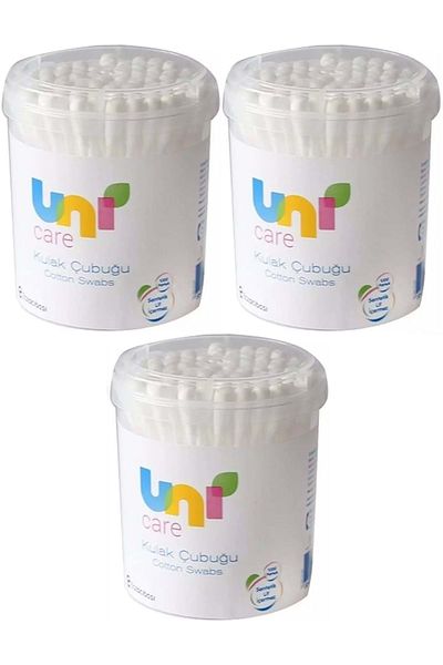 Uni Baby Ear Cleaning Swabs 200 Pieces (Set of 3)