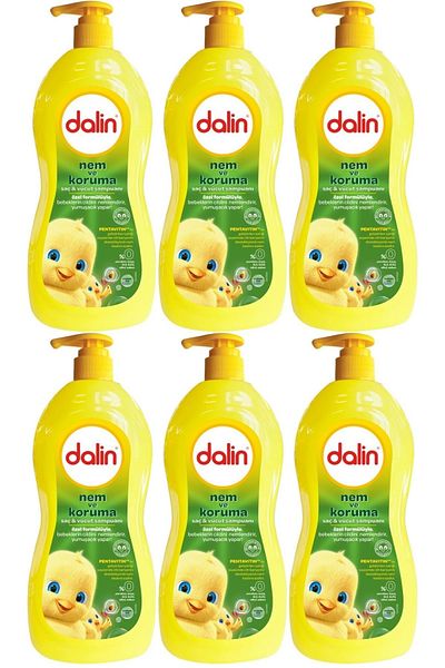 Dalin Baby Hair & Body Shampoo 700ml Moisture and Protection Avocado Extract (with Pump) (Set of 6)