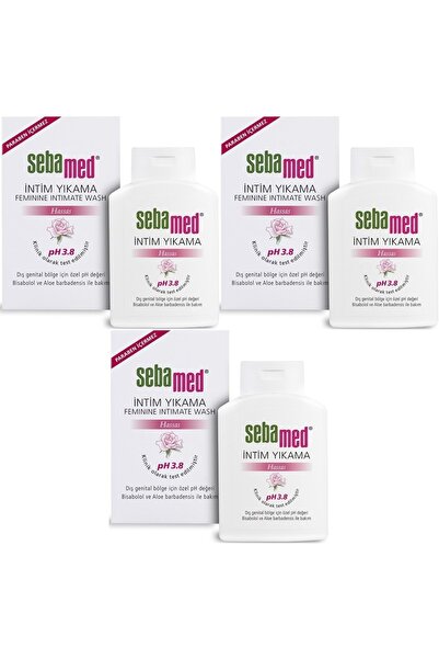 Sebamed İntim Likit 200ml (GENİTAL BÖLGE TEMİZLEYİCİ) (3 LÜ SET)