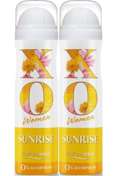 Xo Deodorant 150ML Women-Kadın Sunrise (2 Li Set)