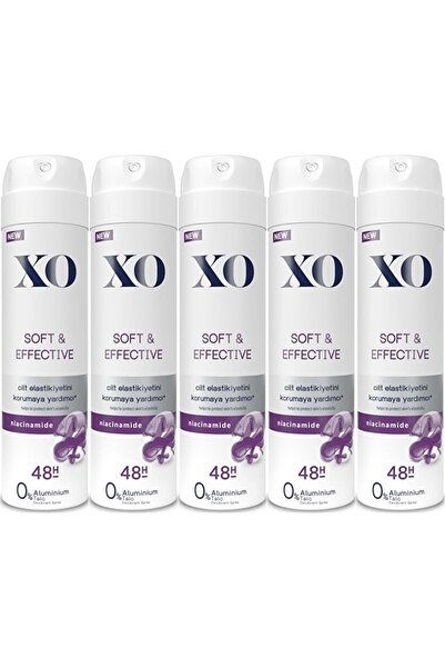 Xo Deodorant 150ML Women-Kadın Soft & Effective (5 Li Set)