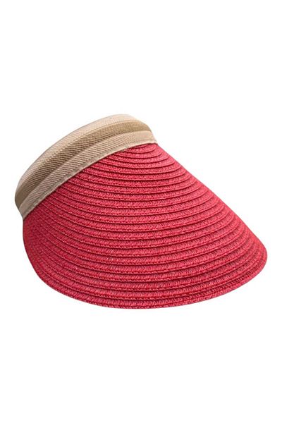 Aware Time Visor Straw Beach Tennis Hat
