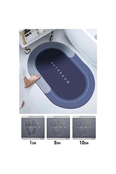 KASHİKOİ Super Water Absorbent Non-Slip Base Mat