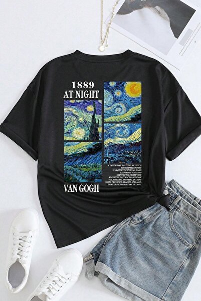 Tarzsokak Pantofi oversize unisex cu imprimeu Van Gogh