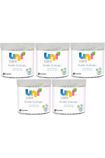 Uni Baby Ear Cleaning Swabs 100 Pieces (Set of 5)
