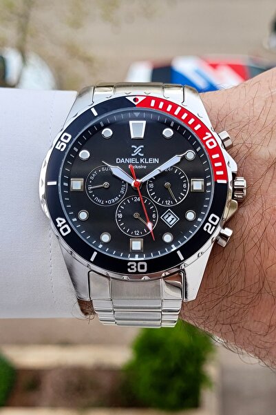 Daniel Klein Metalik Siyah Renk 2 Yıl Garantili Göstrgeleri Aktif Hediye Pake...