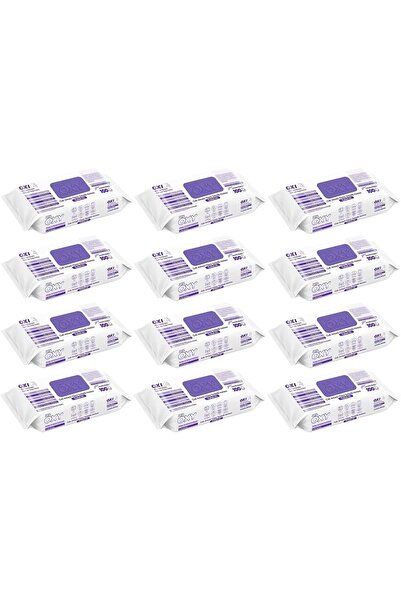 MR.OXY Mr. Oxy 100 ورقة Lavender Breeze منشفة بلاستيكية - تنظيف السطح (مجموعة...