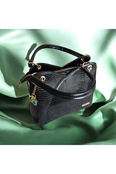 MODA Yılan Derisi Kadın Kol Çantası /lizard Desen Kadın Kol Çantası