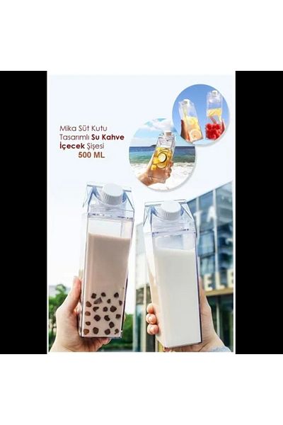 KASHİKOİ Drink Bottle with Milk Box Design