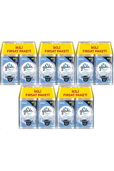 Glade Oda Kokusu Otomatik Sprey Yedek 269ml (10 LU SET) Temiz Çarşaf Ferahlığ...