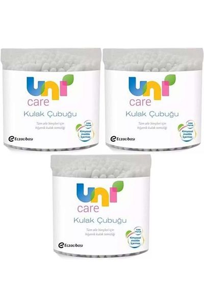Uni Baby Ear Cleaning Swabs 100 Pieces (Set of 3)