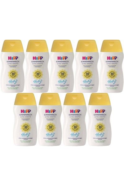 Hipp Babysanft Sun Cream - 30 Factor Ultra Sensitive Sonnen Gesichtscreme for Face 50ml (Set of 9)