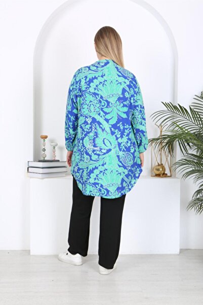Tunikteks Tunic woven viscose cotton with a soft flow and comfortable cut.
