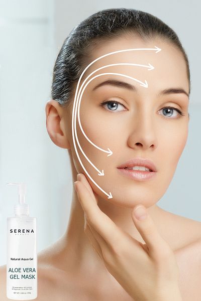 serena beauty Soothing Redness and Aloe Vera Gel Mask & Dull Skin & Brightening